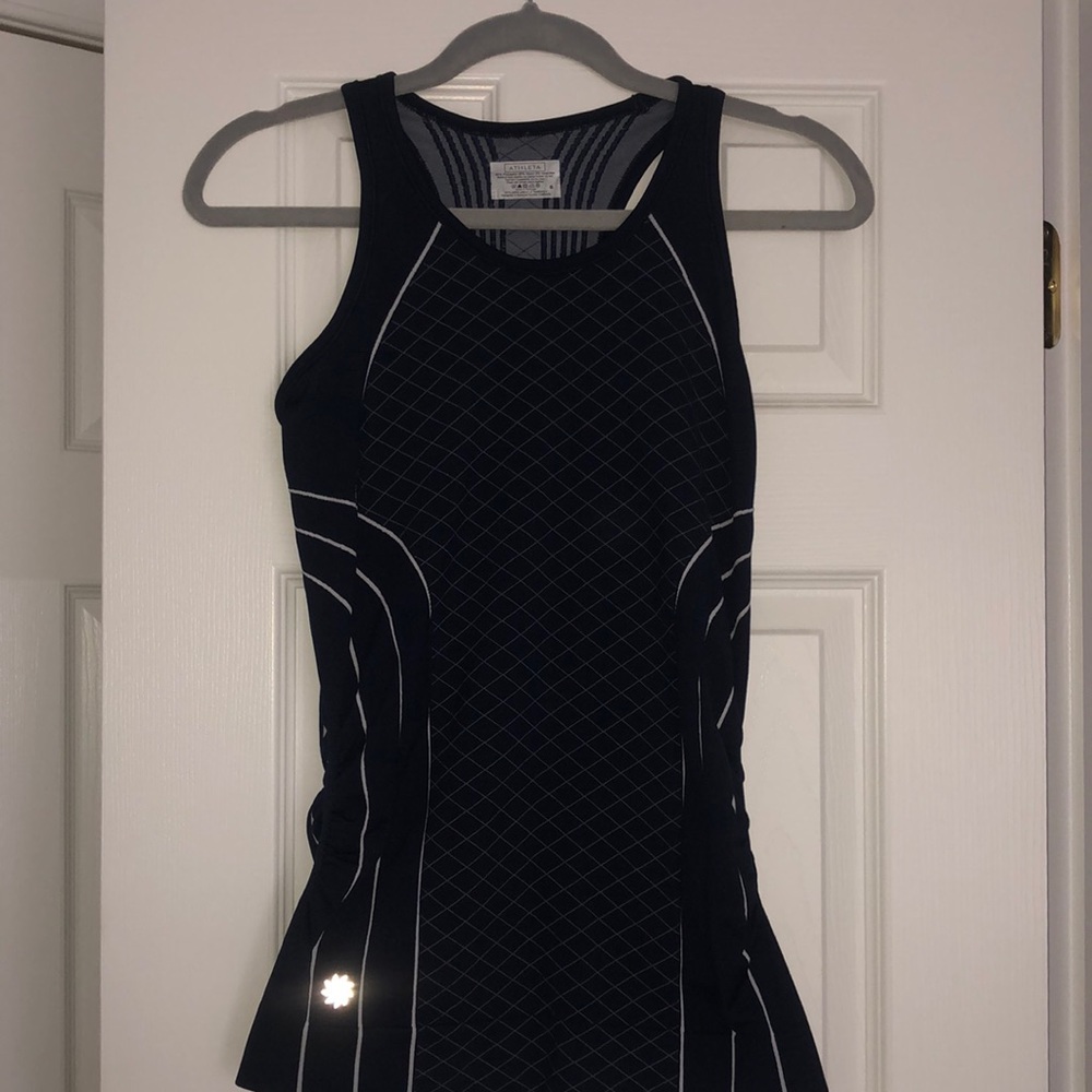 Athleta Navy Racerback Tank Top